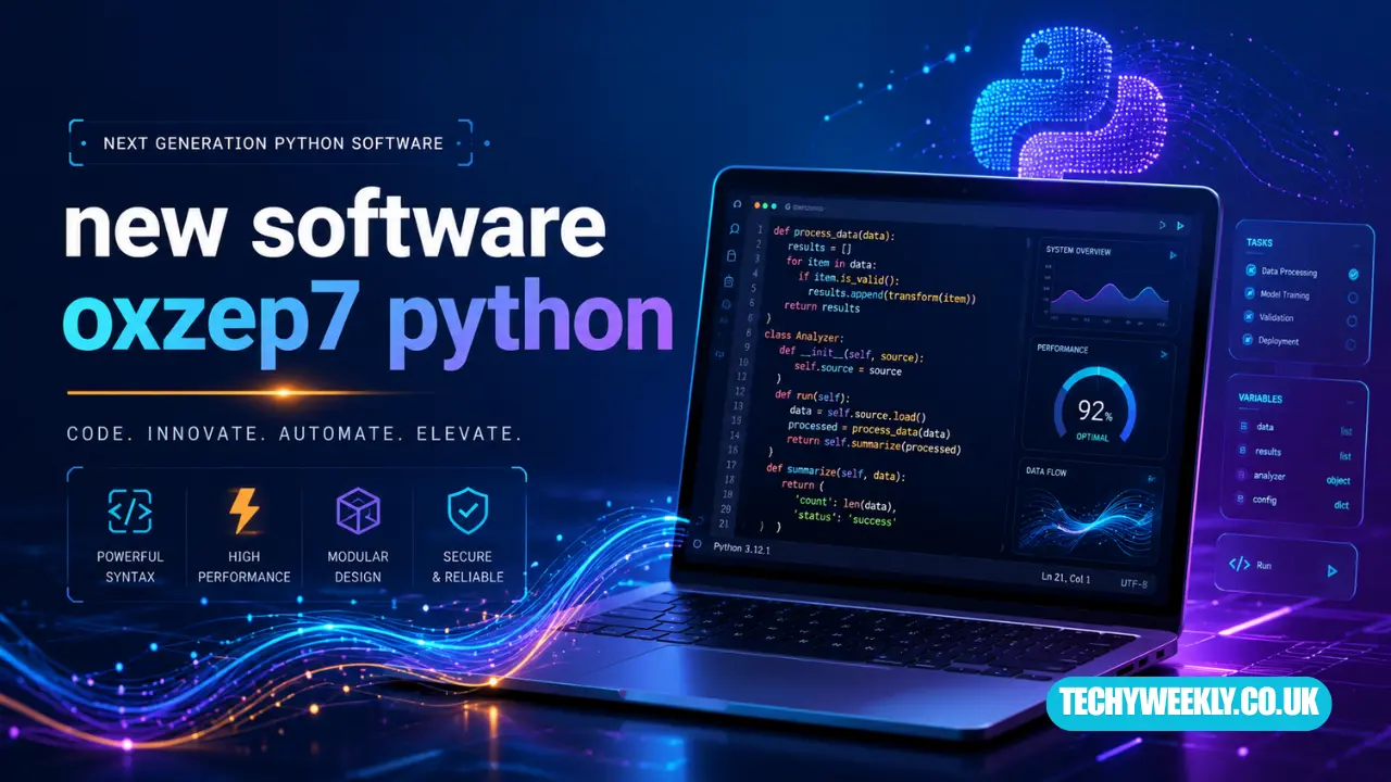 new software oxzep7 python