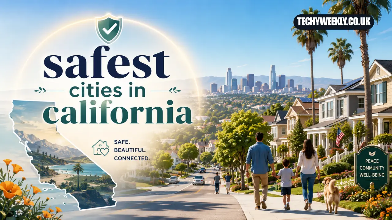 safest cities in california